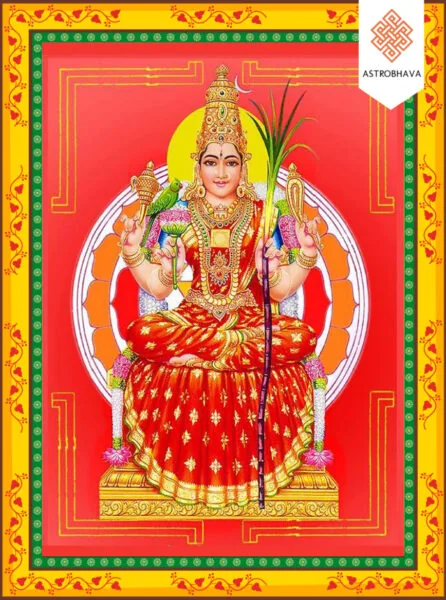 Latcharchana — kumkum archana to the Devi at the AstroBhava Yagna Ashram