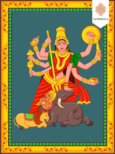 Chandi (Durga), invoked in the Chandi Homa